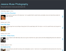 Tablet Screenshot of jessicasmusephotography.blogspot.com