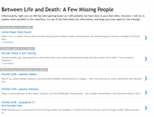 Tablet Screenshot of betweenlifeanddeath.blogspot.com