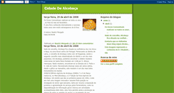 Desktop Screenshot of cidadedealcobaca.blogspot.com