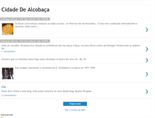 Tablet Screenshot of cidadedealcobaca.blogspot.com