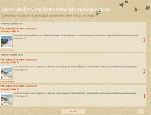 Tablet Screenshot of marc-andrecote.blogspot.com