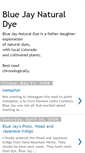Mobile Screenshot of bluejaynaturaldye.blogspot.com