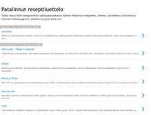 Tablet Screenshot of patalinnunreseptit.blogspot.com