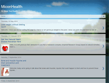 Tablet Screenshot of miconhealth.blogspot.com