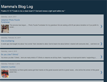 Tablet Screenshot of mammasbloglog.blogspot.com