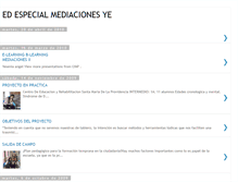 Tablet Screenshot of edespecialmediacionesye.blogspot.com