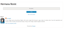 Tablet Screenshot of hermanaresist.blogspot.com