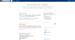 Desktop Screenshot of bulgaristan-vizesi.blogspot.com