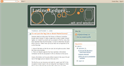 Desktop Screenshot of latinoledger.blogspot.com