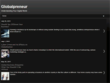 Tablet Screenshot of luzglobalpreneur.blogspot.com