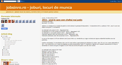 Desktop Screenshot of jobsinro.blogspot.com