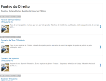 Tablet Screenshot of direito-administrativo.blogspot.com