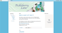 Desktop Screenshot of pickleberrylane.blogspot.com