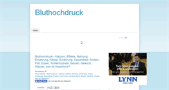 Desktop Screenshot of bluthochdruck-info.blogspot.com