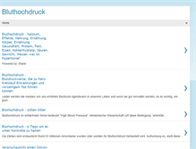 Tablet Screenshot of bluthochdruck-info.blogspot.com