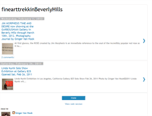 Tablet Screenshot of finearttrekkinbeverlyhills.blogspot.com