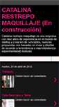 Mobile Screenshot of catalinarestrepomaquillaje.blogspot.com
