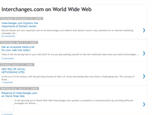 Tablet Screenshot of interchangescom.blogspot.com