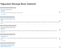 Tablet Screenshot of keluargasoebandi.blogspot.com