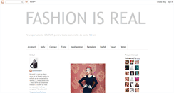 Desktop Screenshot of fashion-is-real.blogspot.com