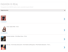 Tablet Screenshot of fashion-is-real.blogspot.com