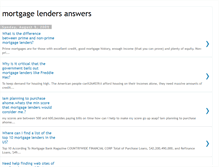 Tablet Screenshot of mortgage-lenders4.blogspot.com