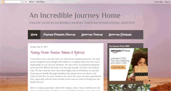 Desktop Screenshot of anincrediblejourneyhome.blogspot.com