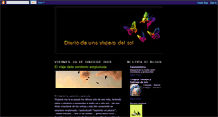 Desktop Screenshot of diariodeunaviajeradelsol.blogspot.com