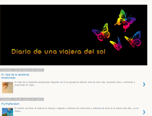 Tablet Screenshot of diariodeunaviajeradelsol.blogspot.com