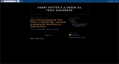 Desktop Screenshot of hp5audiobook.blogspot.com