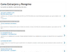 Tablet Screenshot of comoextranjeroyperegrino.blogspot.com