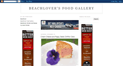 Desktop Screenshot of beachloverfoodgallery.blogspot.com