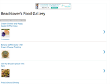 Tablet Screenshot of beachloverfoodgallery.blogspot.com