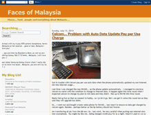 Tablet Screenshot of facesofmalaysia.blogspot.com