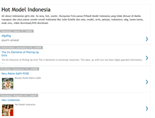 Tablet Screenshot of hotmodelindonesia.blogspot.com