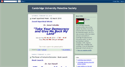 Desktop Screenshot of cu-palestinesociety.blogspot.com