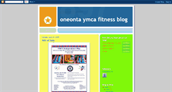 Desktop Screenshot of oneontaymcafitness.blogspot.com