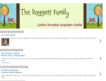 Tablet Screenshot of brookeandjustindoggett.blogspot.com