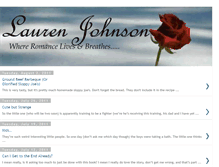 Tablet Screenshot of mslaurenjohnson.blogspot.com