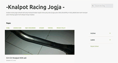 Desktop Screenshot of knalpotracingjogja.blogspot.com