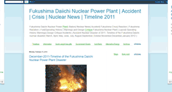 Desktop Screenshot of fukushima-nuclear-plant.blogspot.com