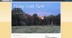 Desktop Screenshot of honey-creek-farm.blogspot.com