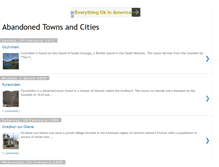 Tablet Screenshot of abandonedtowns.blogspot.com