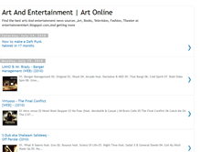 Tablet Screenshot of entertainment4art.blogspot.com