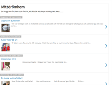 Tablet Screenshot of mittdromhem.blogspot.com