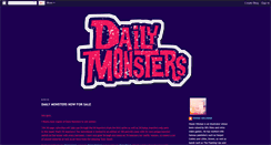 Desktop Screenshot of dailymonsters.blogspot.com