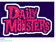 Tablet Screenshot of dailymonsters.blogspot.com