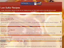 Tablet Screenshot of lowsulfurrecipes.blogspot.com