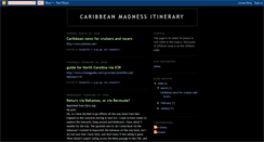Desktop Screenshot of caribeanmadnessitinerary.blogspot.com