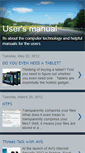 Mobile Screenshot of manual4users.blogspot.com